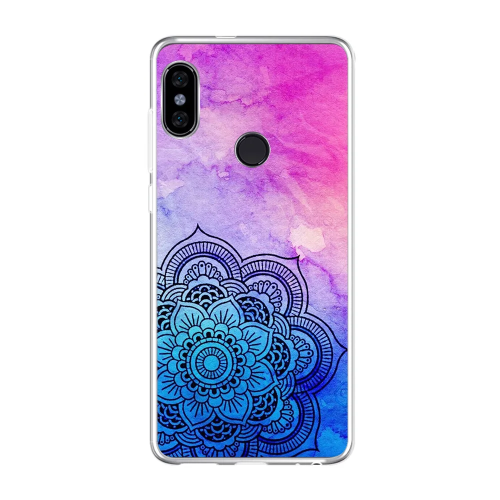 1 IYICAO мандала цветок Мягкий силиконовый чехол для телефона для Xiaomi Redmi 4A 5A 6A Note 7 6 5 Pro Plus Redmi 4X 5A Prime чехол - Цвет: 1