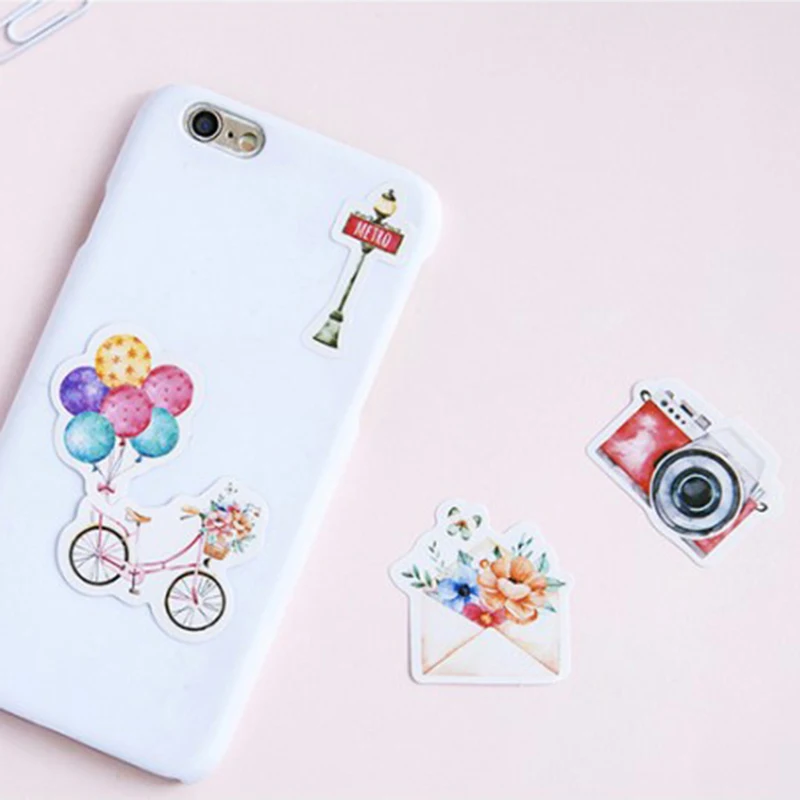 XINAHER 45 pcs/box Gift of life Creative mini paper sticker package DIY diary decoration album scrapbooking | Дом и сад