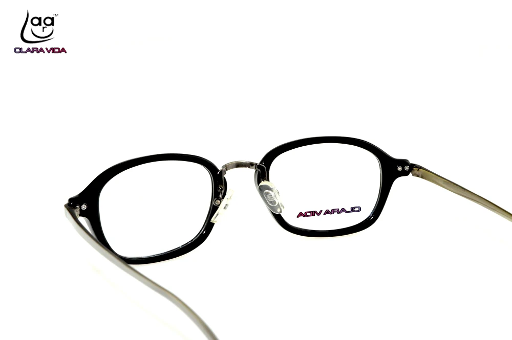 Gafas Clear Vida ручной работы овальные ретро с дужками из алюминиевого магниевого