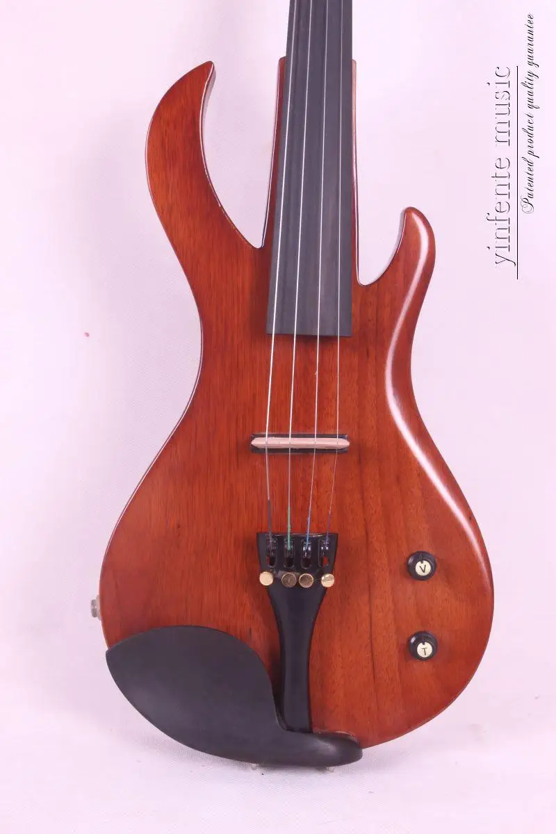 4 string orange colo Brid Шея 4 струны электрическая скрипка 4/4 Yinfente красивый тембр бесплатно чехол+ лук+ кабель# E20 - Цвет: 4 string orange colo