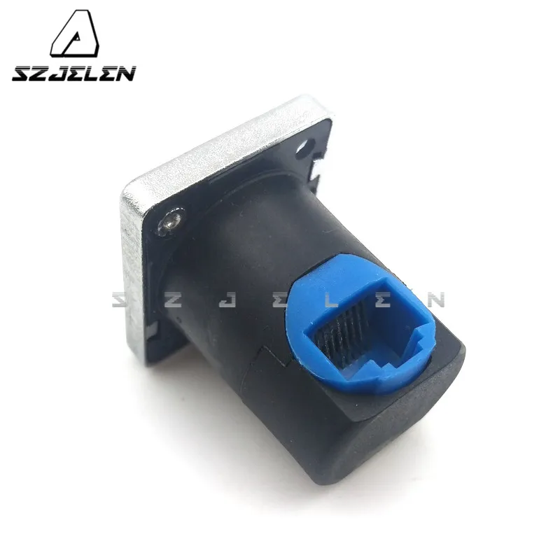 RJ45 Панель разъем 90 градусов локоть (женский) передача сигнала разъем|connector socket|socket