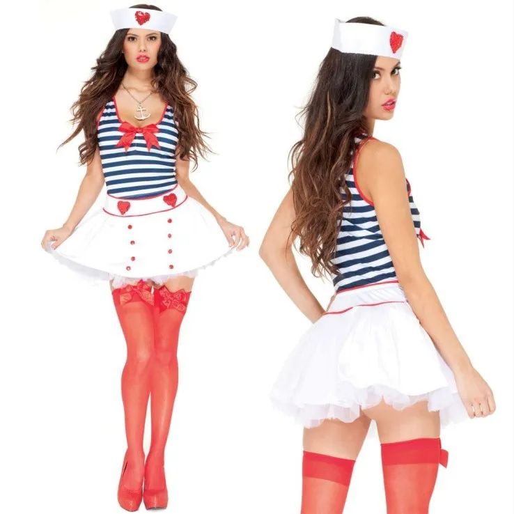 

Fashion Sexy Sailor Costume With Free Shipping 3S1392 Sexy Costumes Halloween Sailor Costume for Women