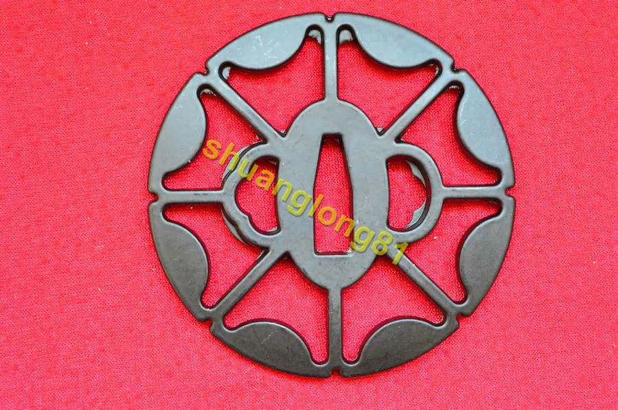 Японский сплав ручной работы Tsuba самурайский меч катана нож Wakizashi Nice|tsuba|tsuba katana |