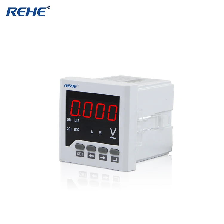 Светодиодный Измеритель Напряжения REHE DC RH DV61 72*72 мм|lcd watt meter|lcd bluetooth car kitmeter laser |