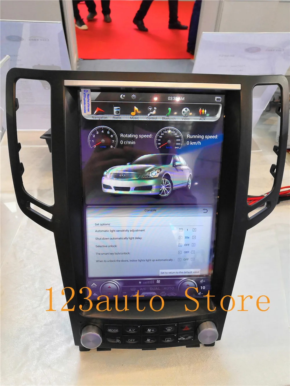 12,1 дюймов вертикальный Tesla стиль Android 8,1 автомобильный DVD gps плеер для infiniti G37 G35 G25 G37S радио аудио стерео PX6 CARPLAY