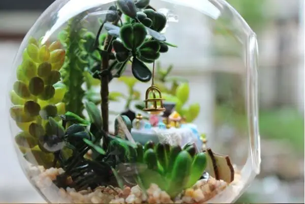 DIY деревянный миниатюрный кукольный домик 3D набор и стеклянная Пылезащитная