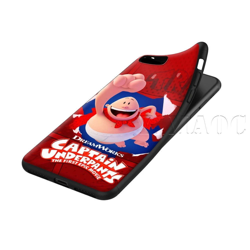YIMAOC Captain Underpants Soft Case for Apple iPhone SE 2020 5 5s 6 6s 7 8 Plus XR X Xs 11 12 Pro Max mini | Мобильные телефоны и