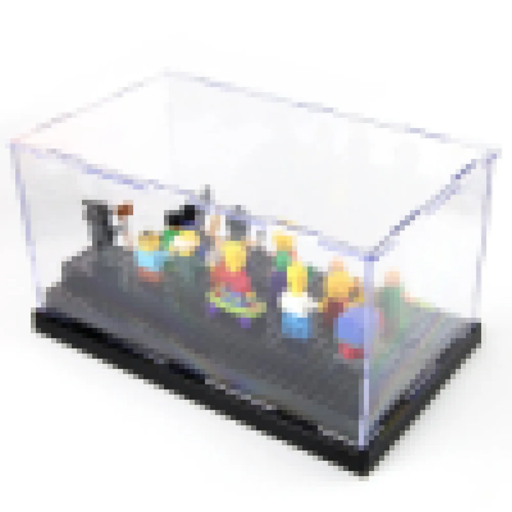 Daddy Chen 3 шага чехол для дисплея коробка пылезащитный шоу серая основа legoings блоки