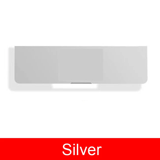 Silver Охранники трек защитная пленка кожи наклейка для Mac MacBook Air Pro retina 11 12 13 15 Сенсорная панель Ультра тонкая пленка аксессуар: щит - Цвет: Silver