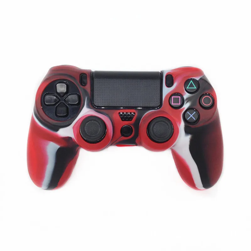 Новый Камуфляжный силиконовый защитный чехол Обложка для геймпада Sony ps4 Dualshock 4