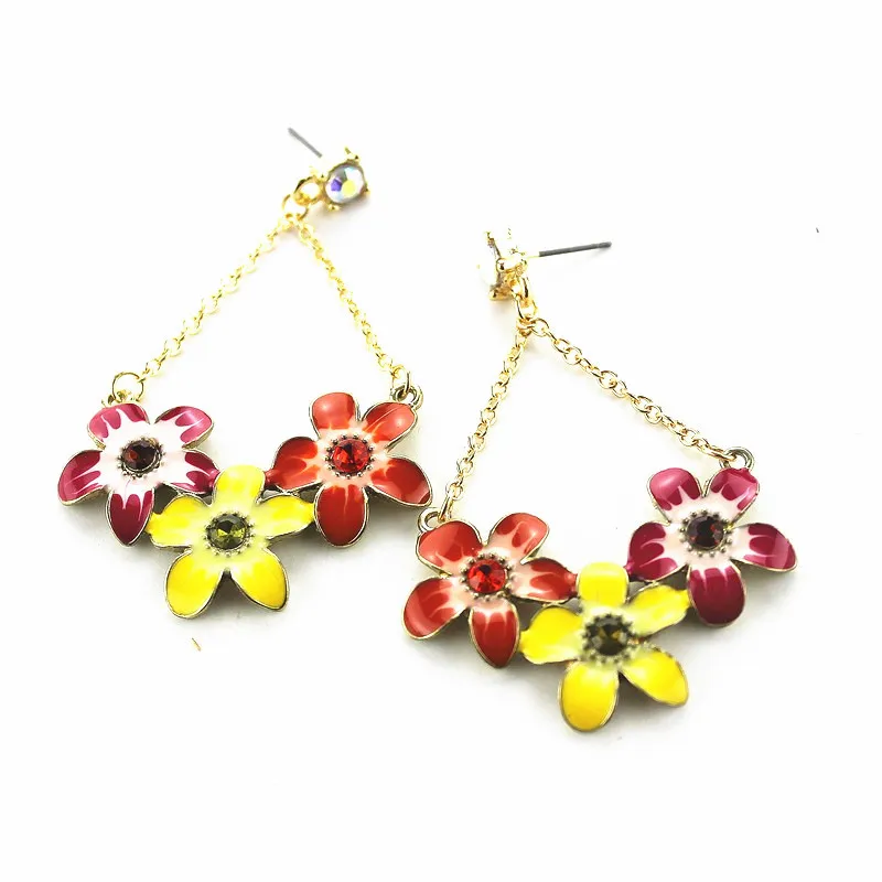 XQ zinc alloy stars moon asymmetrical long chain tassel earrings fashion women wedding accessories Korean new 2019 | Украшения и