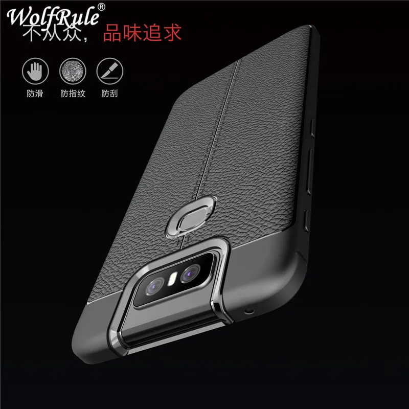 Чехол Asus Zenfone 6 ZS630KL, чехол для телефона, противоударный роскошный кожаный мягкий чехол из ТПУ для Asus Zenfone 6, чехол Asus Zenfone 6Z]