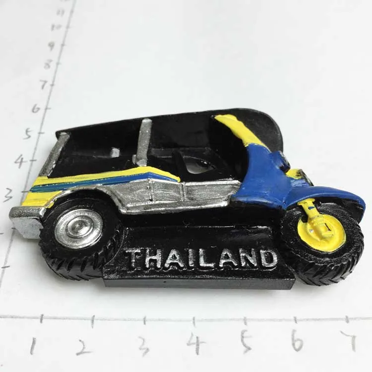 Lychee автомобильный магнитный стикер в форме холодильника знаменитый пейзаж