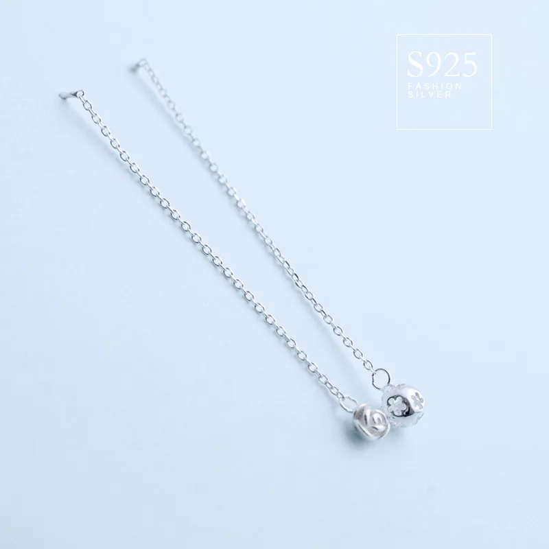 Женские серьги гвоздики с защитой от аллергии корейские длинные из