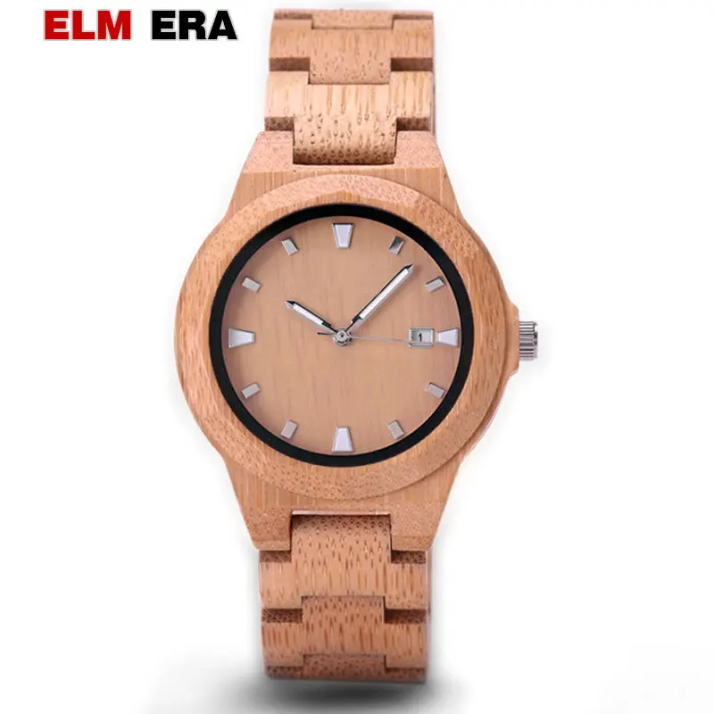 

ELMERA women watches wooden montre femme zegarek damski wood watch in Quartz Wristwatches