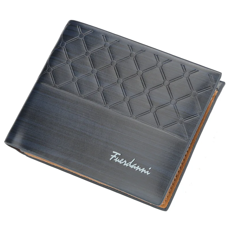 

men wallets new Vintage Men Leather Brand Luxury Wallet Short Slim fashion Male Purses Money Clip Credit Card Dollar Price 076