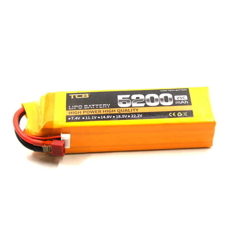 Аккумулятор TCB LiPo 14 8 v 5200 мА/ч 25C 4s RC самолет ячейки фабричное производство товаров