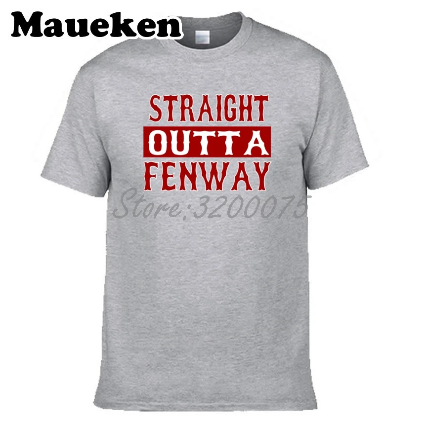 Мужская футболка Boston Straight Outta Fenway футболки с коротким рукавом мужская красная Sox
