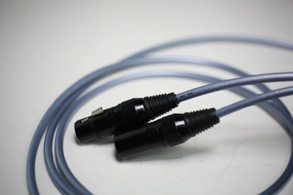 Hi-Fi MPS X-22XLR Hi-end 99.9997% OFC + Si 24K позолоченный 3-контактный разъем XLR баланс аудио кабель