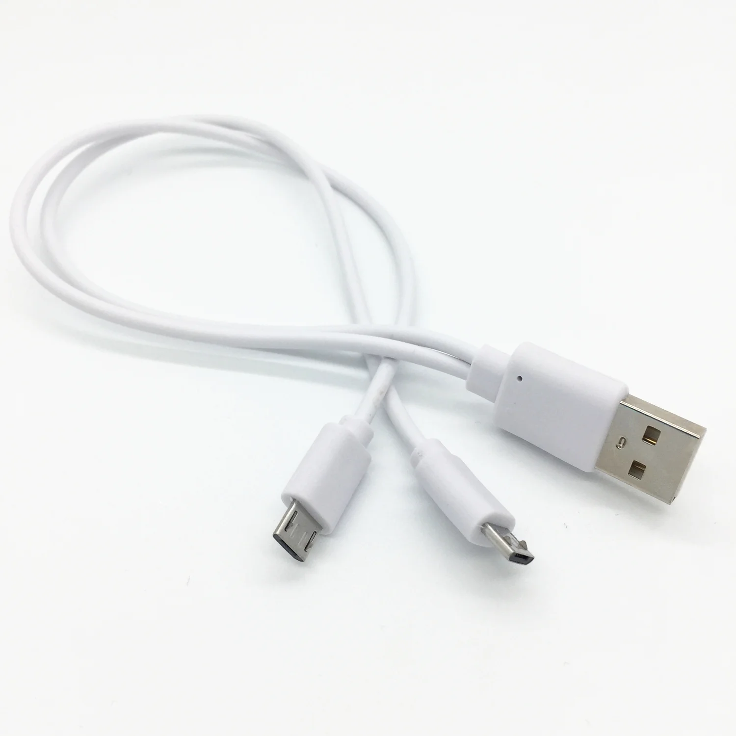 Бесплатная доставка короткий USB A Male к 2 Micro B для Samsung HTC LG SONY Huawei ZTE Xiaomi кабель |