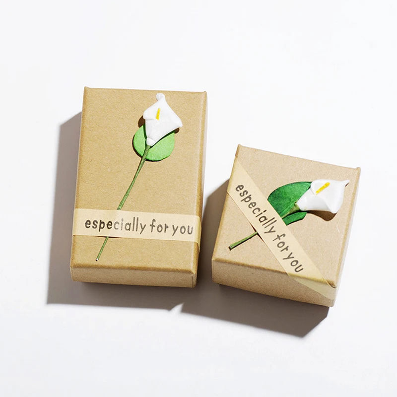 1 шт. бумажная коробка для хранения браслетов и колец|Упаковка стойки украшений| |