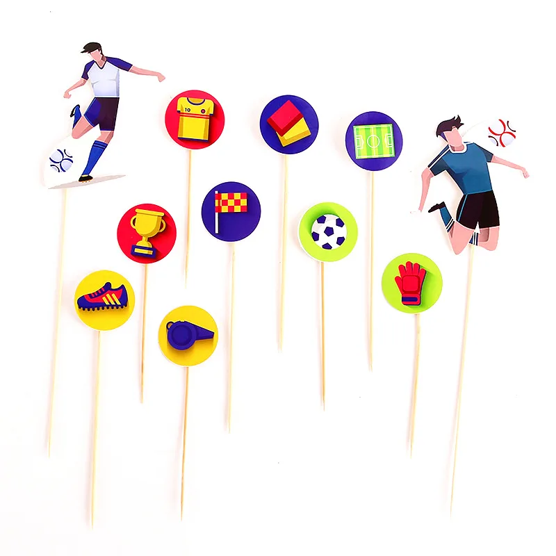 Cake Topper-12 1set/pack Disney Forzen Happy Birthday Party Cake Topper Kids Favors Decorate Cupcake Toppers With Sticks Baby Shower Supplies - Цвет: Cake Topper-12