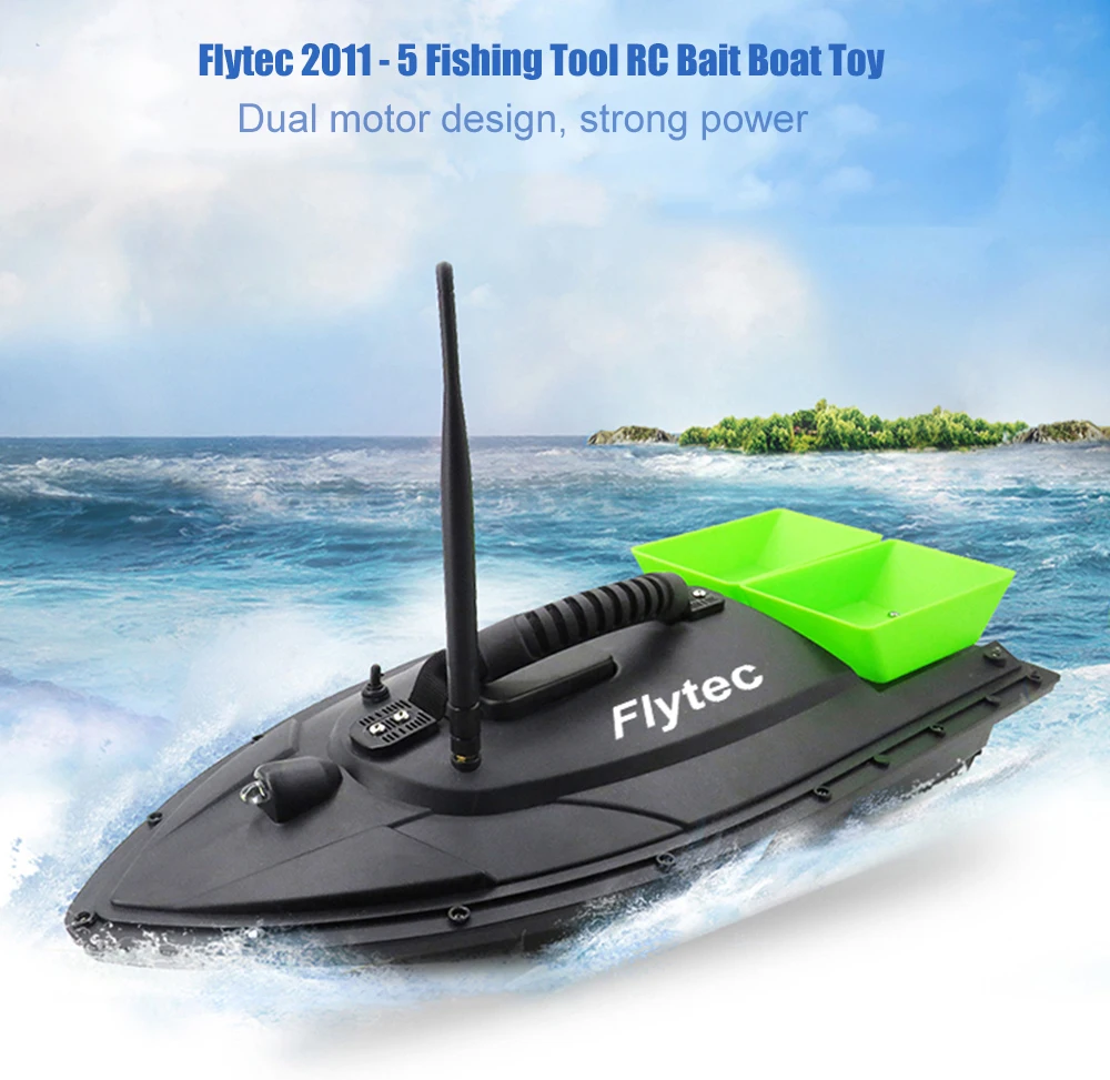Flytec 2011 5 рыболокатор рыболовный инструмент умная радиоуправляемая лодка корабль