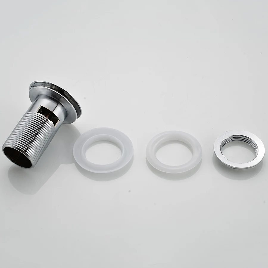 ROVATE Pop Up Слив с переливом хромированная отделка цинковый сплав раковина DrainVanity душ стопор Ванна аксессуары для ванной комнаты