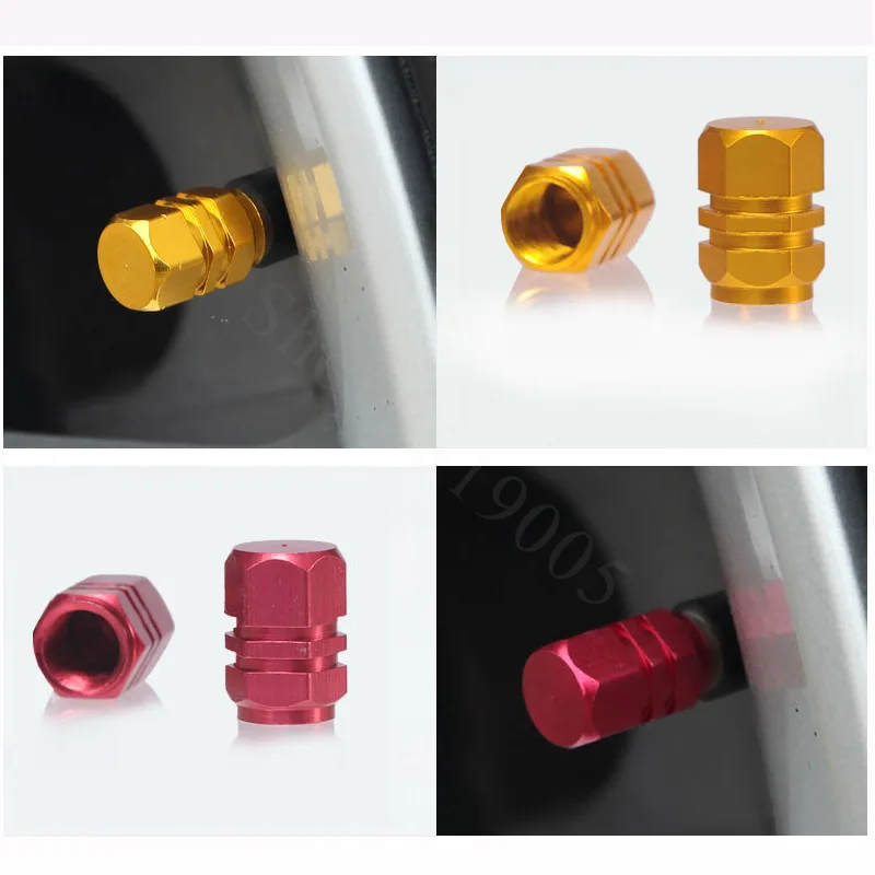 Алюминиевые крышки стержня вентиля шины автомобиля покрывает пылезащитные для