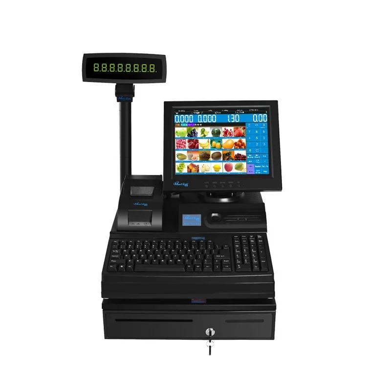 Meetsun MS 900 2 все в одном POS Windows PC 12 ''Сенсорный экран монитора Системы кассовый