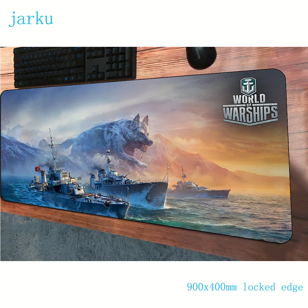 Игровой коврик для мыши world of warship 900x400 мм с HD узором|Коврики мышей| |
