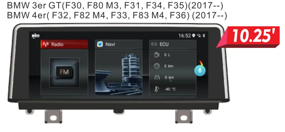 10 25 &quotAndroid 7 1 автомобильный Dvd плеер с gps навигатором для BMW 3 серии GT M3 F30 F31 F34 F35 F80 4