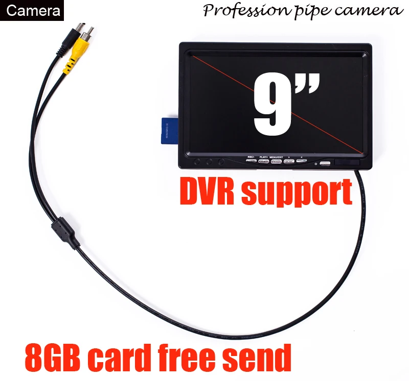 Лидер продаж видеокамера для обследования канализационных труб диаметром 9