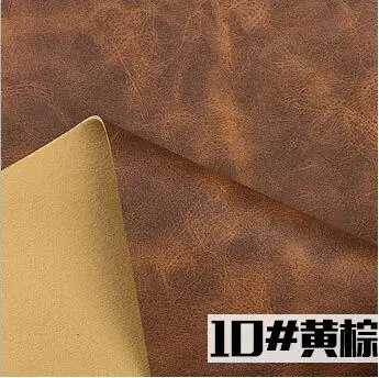 10Yellow brown Искусственная кожа синтетическая ткань, блестящая кожаная ткань, аксессуары для украшения дома, виниловая набивная обивочная ткань, P200 - Цвет: 10Yellow brown