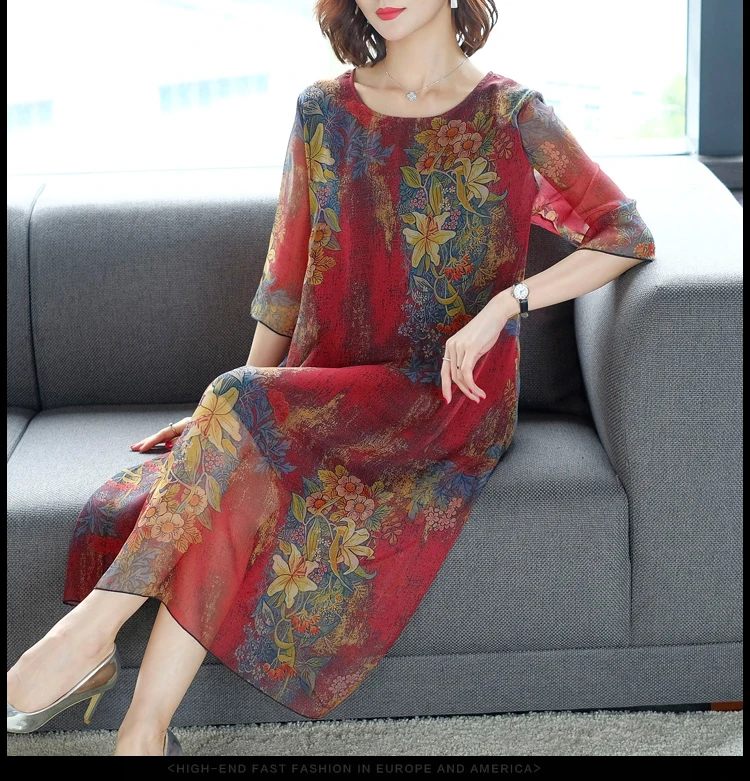 Винтажное Цветочное платье 5XL размера плюс Boho миди, летнее шифоновое пляжное макси-платье с принтом, элегантные женские вечерние платья