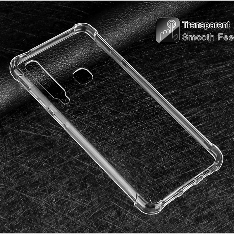 OLLIVAN Ударопрочный силиконовый чехол на для samsung A50 прозрачный водителя бампера