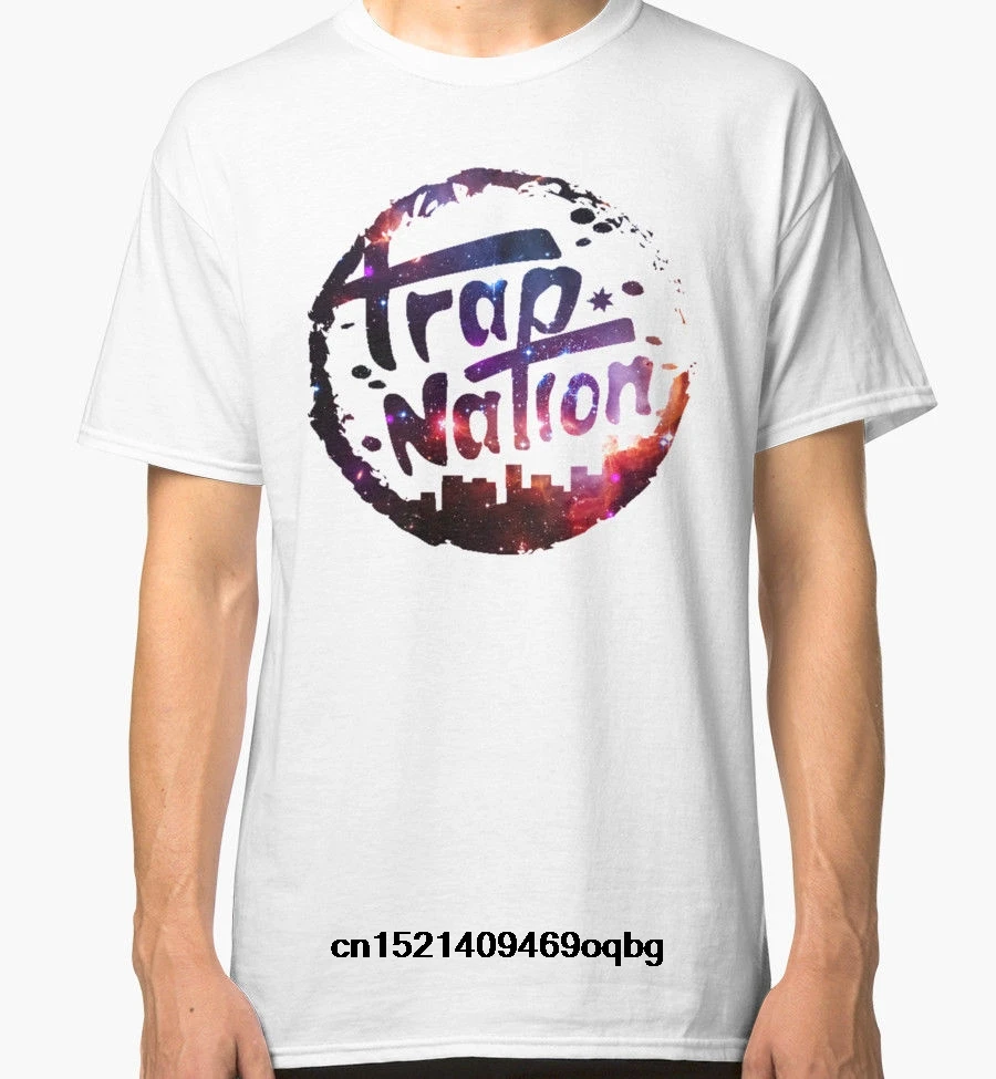 Ловушка Nation Galaxy белый топы футболки Костюмы футболка Для мужчин Повседневное