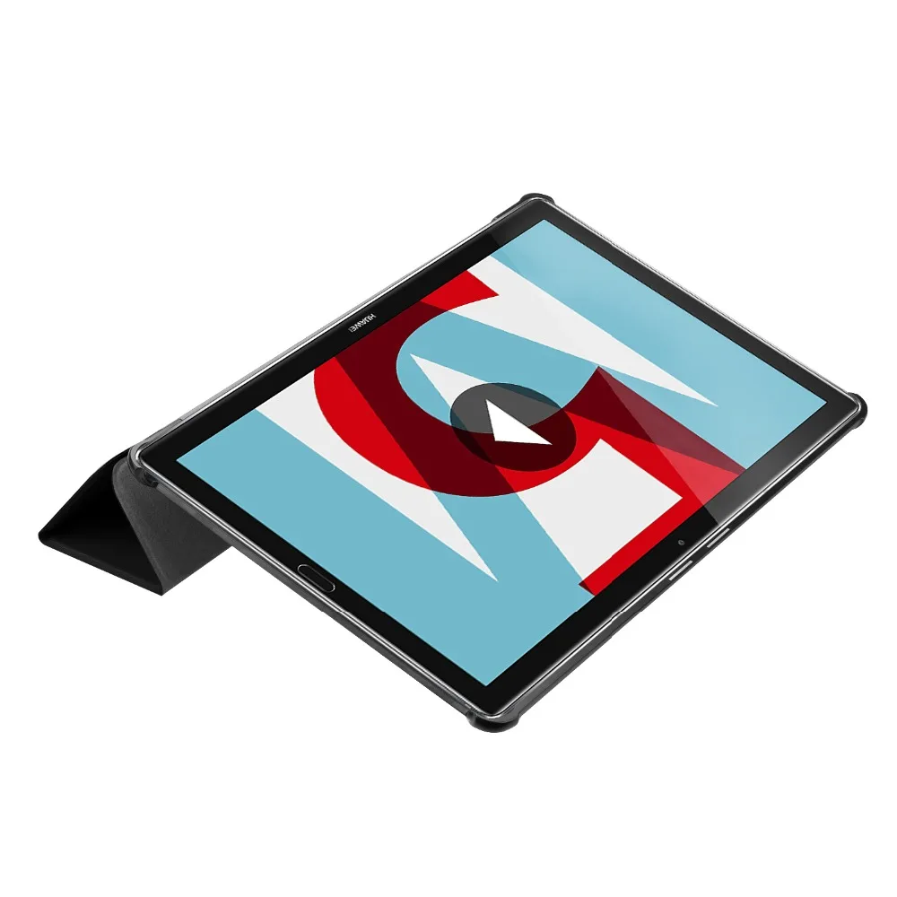 PU Leather Case cover For Huawei MediaPad M5 10.8 inch Tablet PC Protective 10.8&quot CRM-AL09 CRM-W09+Film+Pen | Компьютеры и офис