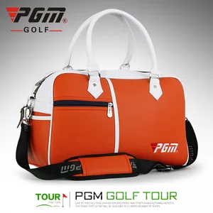 Новая сумка PGM 43*28*22 см для игры в гольф, сумка из ПУ с шариком, вместительная сумка для одежды A4765