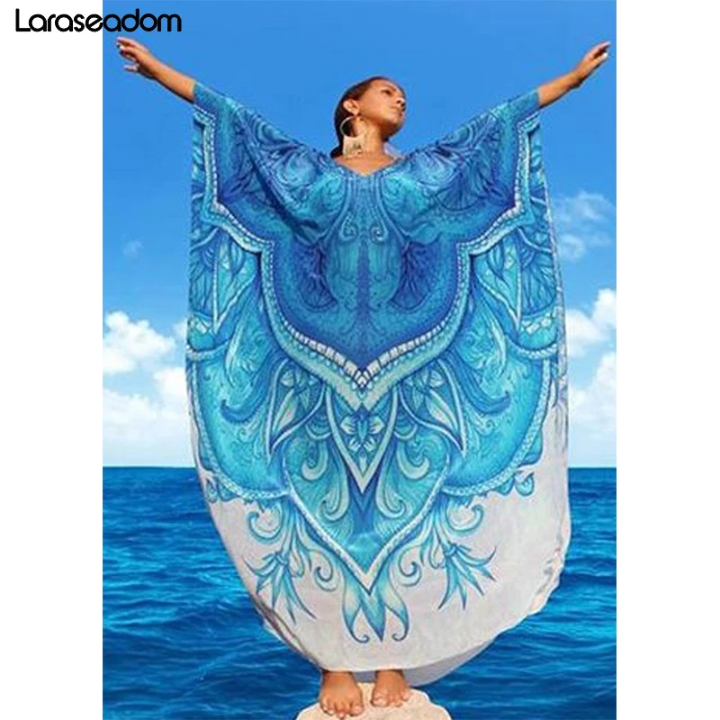 Длинное хлопковое пляжное парео с v образным вырезом пляжная одежда больших