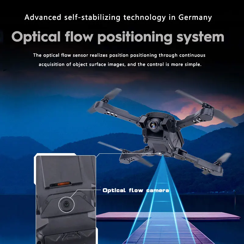 R8 1808 Wifi FPV RC Дрон с 1080P 4K HD камерой Квадрокоптер оптическое позиционирование