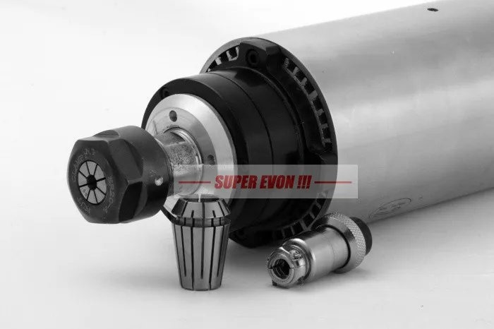 Шпиндель воздушного охлаждения 2.2kw ER20 моторный шпиндель cnc 2.2kw 220V 80 мм мотор шпинделя для фрезерного станка с ЧПУ