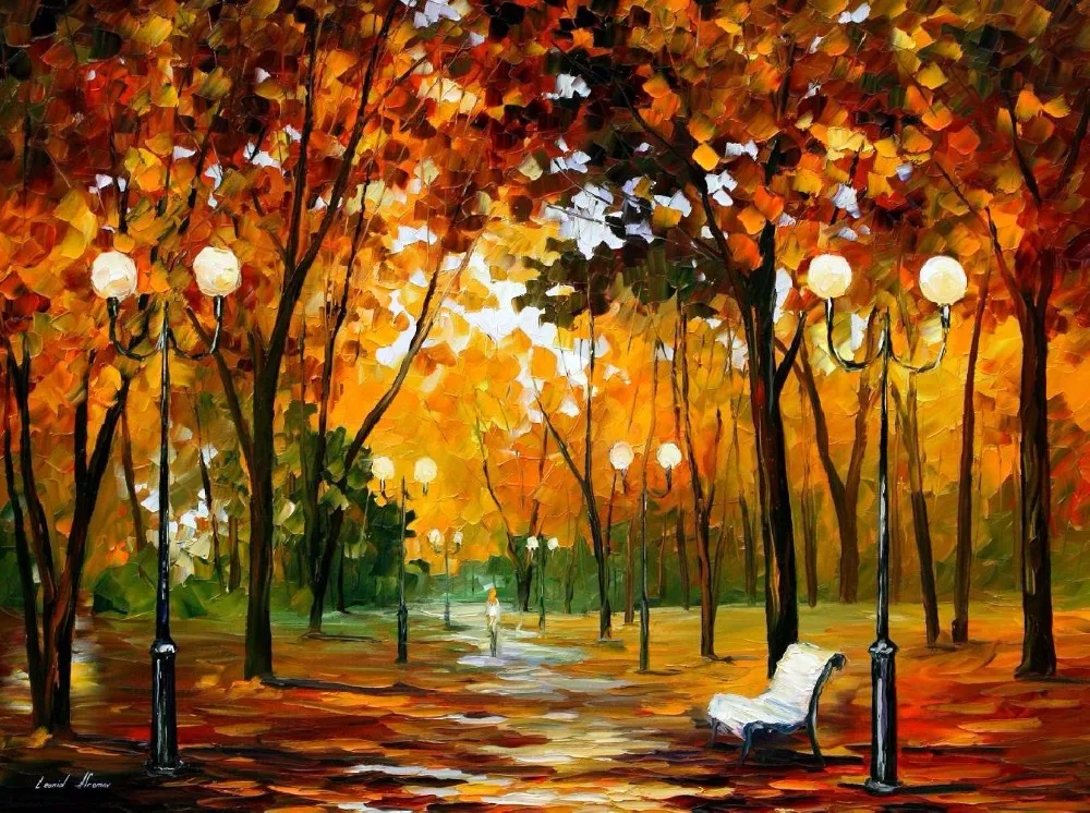 Goede Wall Art Hedendaagse Schilderijen Dans Van De Winde Moderne Kunst Abstracte Landschappen Hand Geschilderd Mooie Gift Groot Formaat