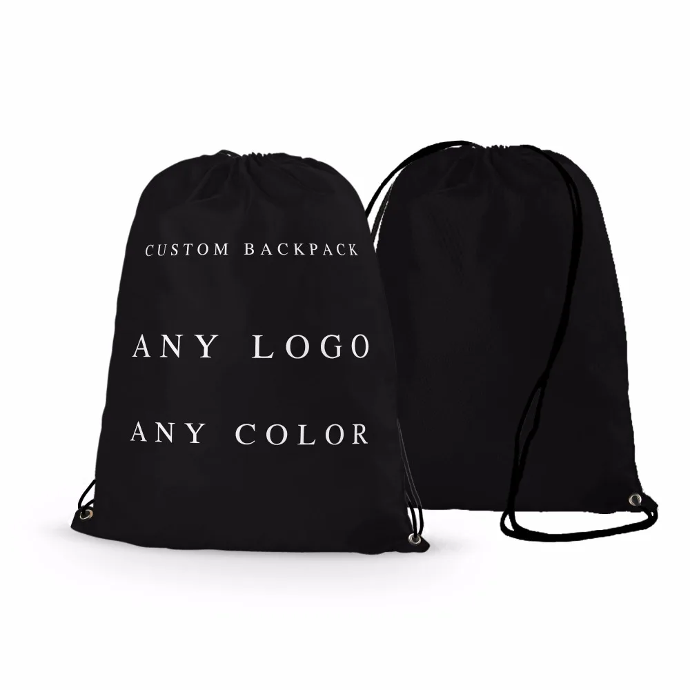 Фото Сумка на шнурке с цифровым логотипом заказ рюкзак для покупок сумка держателем