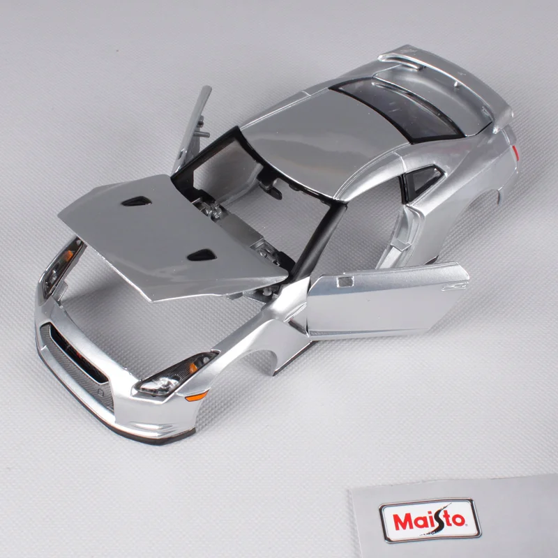 Maisto 1:24 Сборка DIY серебро литье под давлением сплав модель автомобиля игрушка мальчик Подарки в коробке