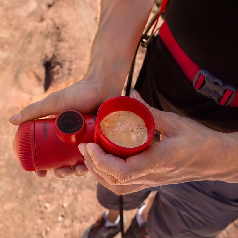 Wacaco Nanopresso портативный кофе эспрессо обновленная версия Minipresso давление 18 бар Red