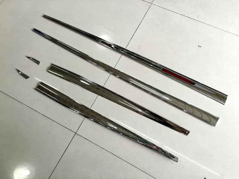 Для LEXUS RX200t RX450h 2016 6 шт. ABS Глянцевая накладка на боковые двери автомобиля Новое