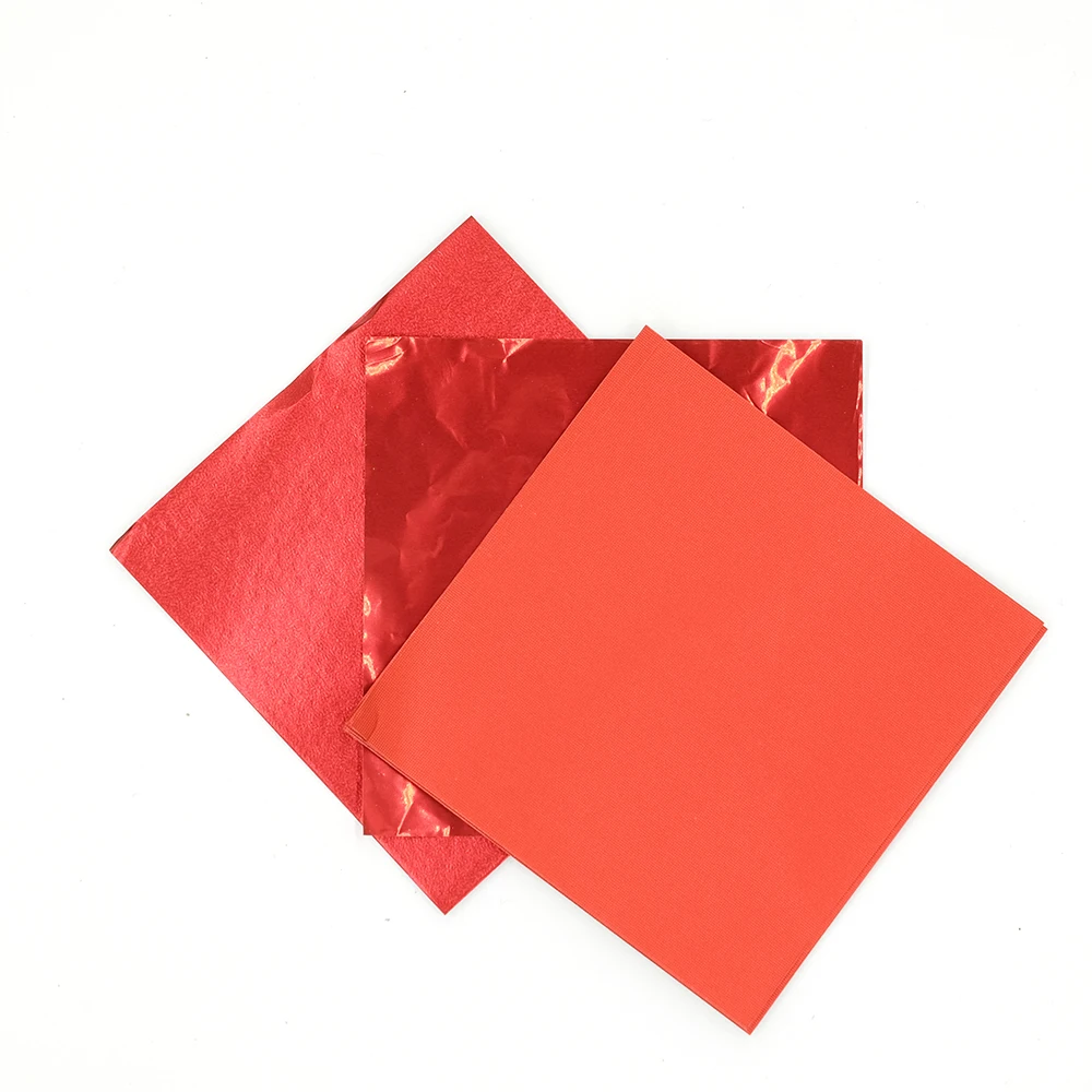 Красная оберточная бумага для Пинга 7 20 см ручная работа шоколад конфеты