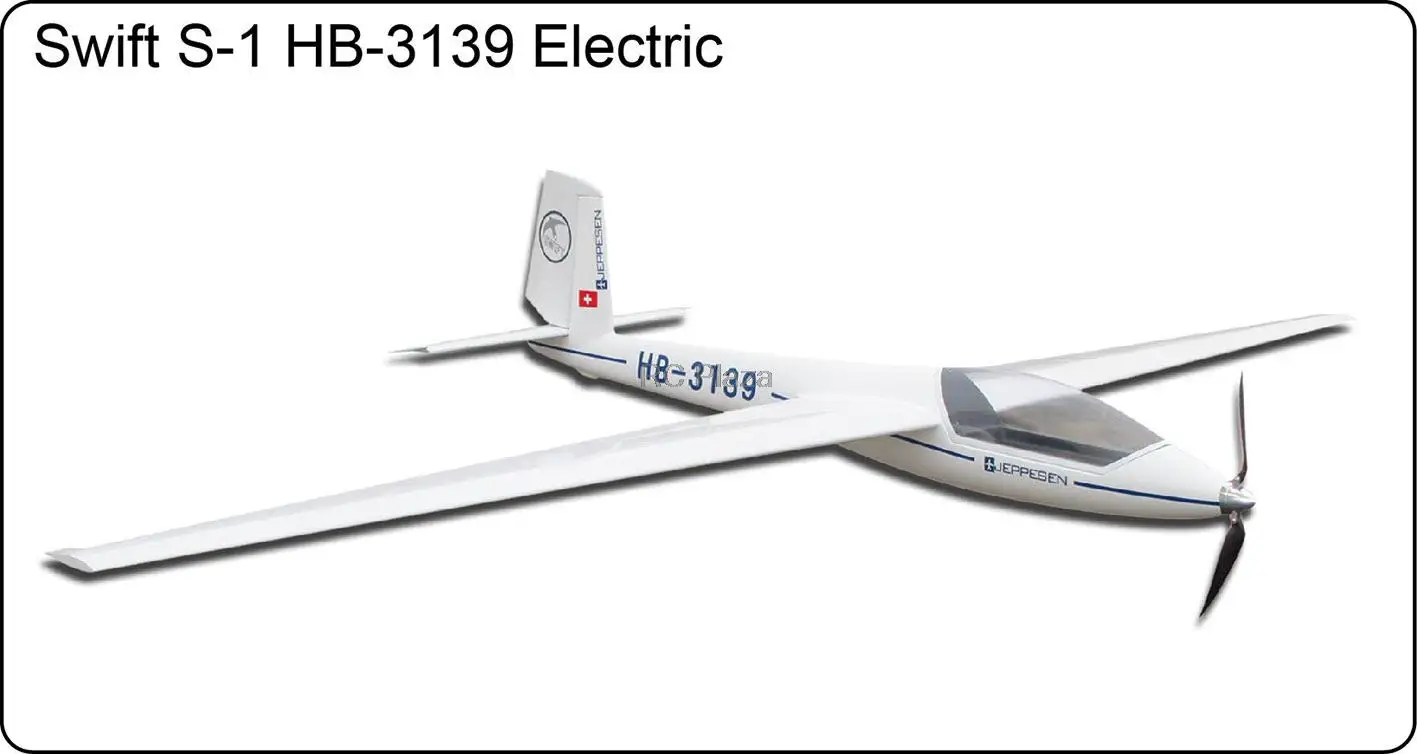 FlyFly Hobby прибор для езды на велосипеде фотоэлектрический планер 2500 мм PNP без