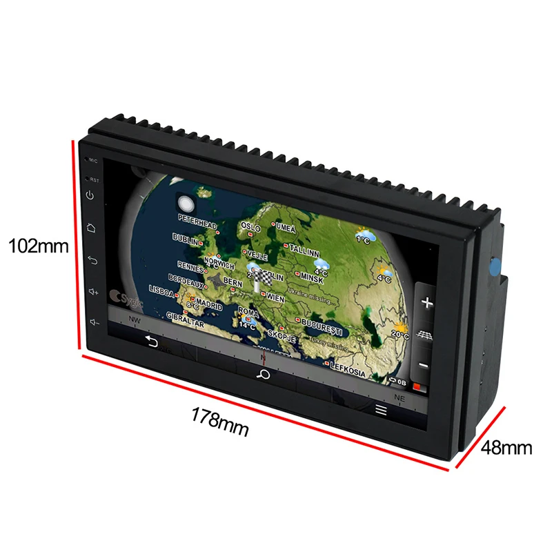 Автомагнитола 2 Din GPS Android 8 0 универсальный мультимедийный видеоплеер 7 дюймов 2din mp5